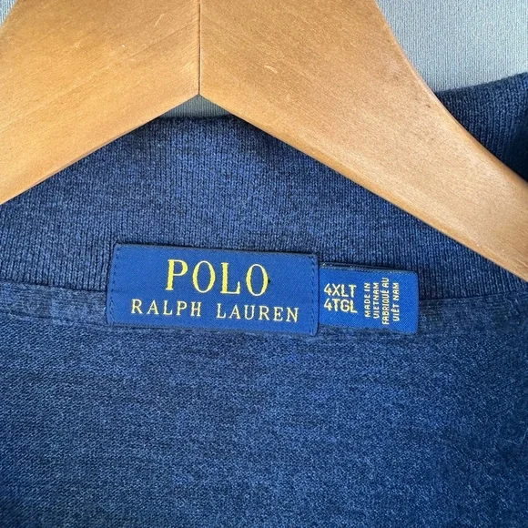 Ralph Lauren polo shirt tshirt man size 4X Tall - Picture 5 of 13
